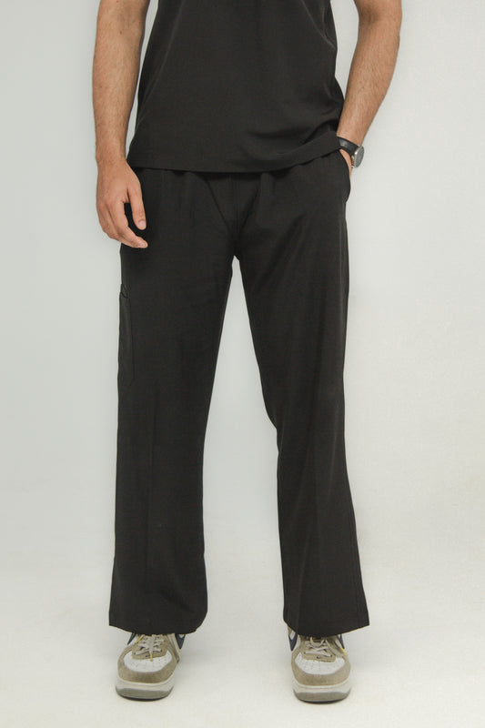 Men’s V-Neck Scrub Set — Straight Pant